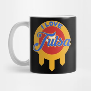 I Love Tulsa Flag Mug